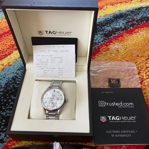 Tag Heuer Clibre watch w $500 Tag matching band